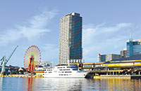 神戸の港の風景